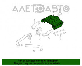 Air Filter Housing Mercedes W221 M272 M273