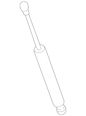 Left hood shock absorber for Volvo S60 11-18