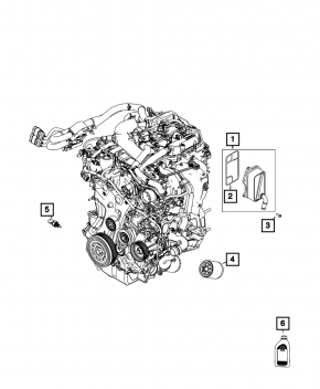 Jeep Compass 23-25 2.0T Engine Oil Cooler