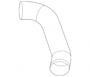 Intercooler pipe, left upper, Audi SQ7 20-25 4.0