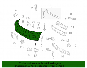 Front bumper bare Toyota Sequoia 08-16 under parking sensor scratch