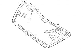Nissan Altima hood insulation 2013-2015