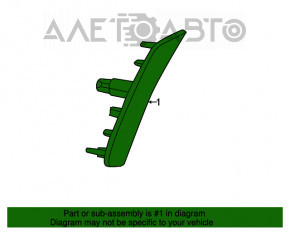 Chrysler 200 front left dimensions 15-17