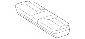 Rear row of seats 2 row Lexus ES350 07-09 heating, leather gray