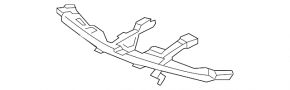 Front bumper mount central Acura ILX 13-15 prerest