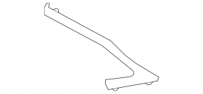 Front left fender bracket for Audi A5 08-16, steel