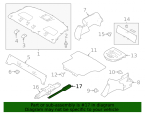 Nissan Altima 13-18 wheel spanner