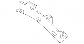 Rear right fender arch lining bracket for Mazda CX-30 20-23