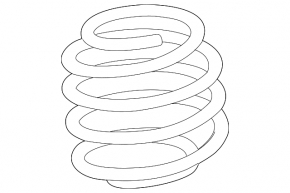 Front left spring for Ford Mustang mk6 15-17