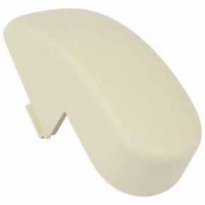 Left rear pillar seat belt cover cap, grey, Ford Edge 15-24