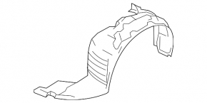 Front right mudguard Mazda6 09-13