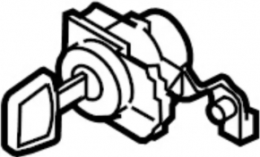 Front left lock cylinder for Nissan Leaf 13-17