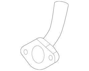 Mazda CX-9 16-23 Turbocharger Oil Drain Pipe Short Section