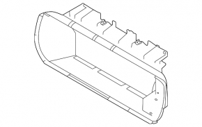 Upper radiator duct for Jaguar F-Pace 17-25 R-Dynamic, 3.0