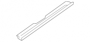 Left hood-wing seal for Mazda CX-50 23-26