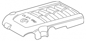 Engine Cover for Toyota Sequoia Tundra 08-16 5.7