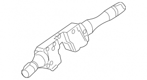 Steering column switches guitar Nissan Sentra 13-19 without fog lights