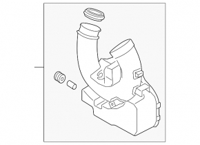 Hyundai Kona 18-23 2.0L air resonator