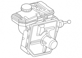 ABS BMW i4 22-23 M50, eDrive40, with brake master cylinder, reservoir and cover