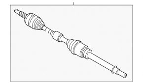 Front left half-shaft drive Nissan Altima 07-12 2.5, manual transmission