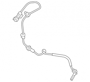 ABS sensor front left Chevrolet Volt 16-
