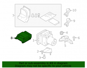 Yaw Rate Sensor Audi A6 C7 12-18 AWD