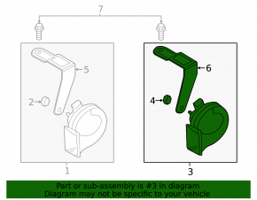 Low left signal Audi Q8 19-25