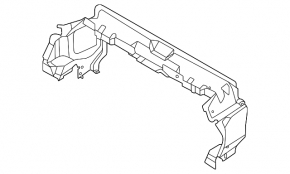 Upper radiator deflector for BMW i5 G60 21-25