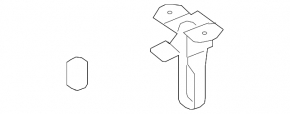 Toyota Prius 30 10-15 Hood Lock Release Lever Underhood