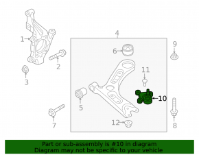 Ball joint left Kia Optima 16-