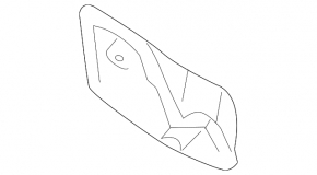 Foot Rest Area Toyota Prius 20 04-09
