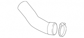 Intercooler pipe left third Audi Q3 8U 15-18 CCTA