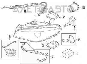 Xenon lamp BMW X5 E70 07-13 D1S, PHILIPS