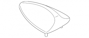 Antenna housing fin BMW 4 F33 14-20 convertible