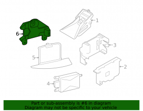 Blind Spot Sensor Bracket (BSM) Left BMW 3 F30 12-18