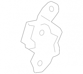 Upper rear right door hinge for Lexus ES350 07-12
