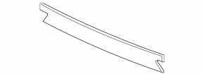 Rear bumper center trim Honda Civic X FK 17-21 5D