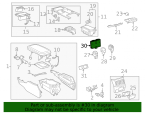 Lexus GS350 GS450h 08-11 Seat Heating Control with Ventilation