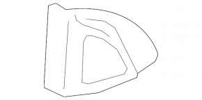 Mirror cover inner right Kia Sorento 16-20 with tweeter