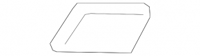 Left headlight washer cap for Audi Q3 8U 16-17 for a solid bumper