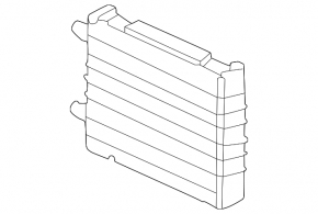 Additional right cooling radiator Mercedes AMG GT-class X290 19-25