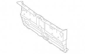Radiator air duct lower Mercedes W167 GLE 350 450 20-23 internal