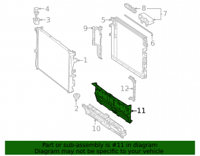 Upper radiator duct Mercedes W167 GLE 350 450 20-23