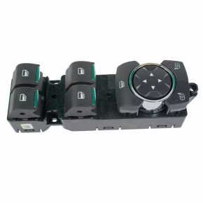 Front left window lift control Ford Fusion mk5 13-20 with overlay, structure, coating defect