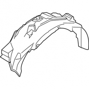 Front left fender liner Ford F-150 15-20 2.7, 3.5