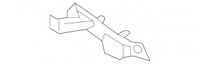 Right front bumper mount for Land Rover Range Rover Sport 18-22 rest.