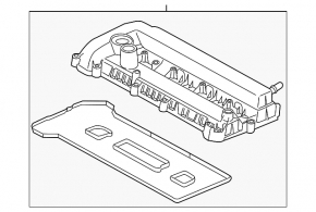 Ford Escape MK4 2020-23 Hybrid Plug-In Valve Cover