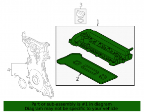 Ford Escape MK4 2020-23 Hybrid Plug-In Valve Cover