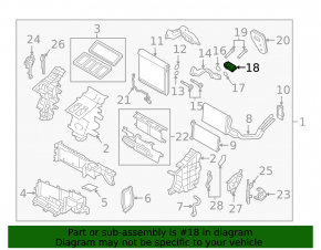 Mazda CX-9 16-23 Air Conditioner Heater Valve