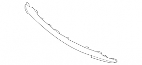 Front Bumper Lip Mercedes GLA 15-17
